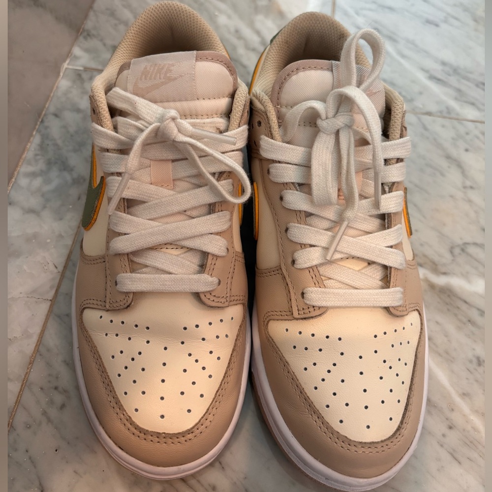 Nike Tan and Cream Sneakers
